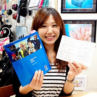 スキューバダイビングショップ Namideaのお客様 横浜市 鈴木さまの声