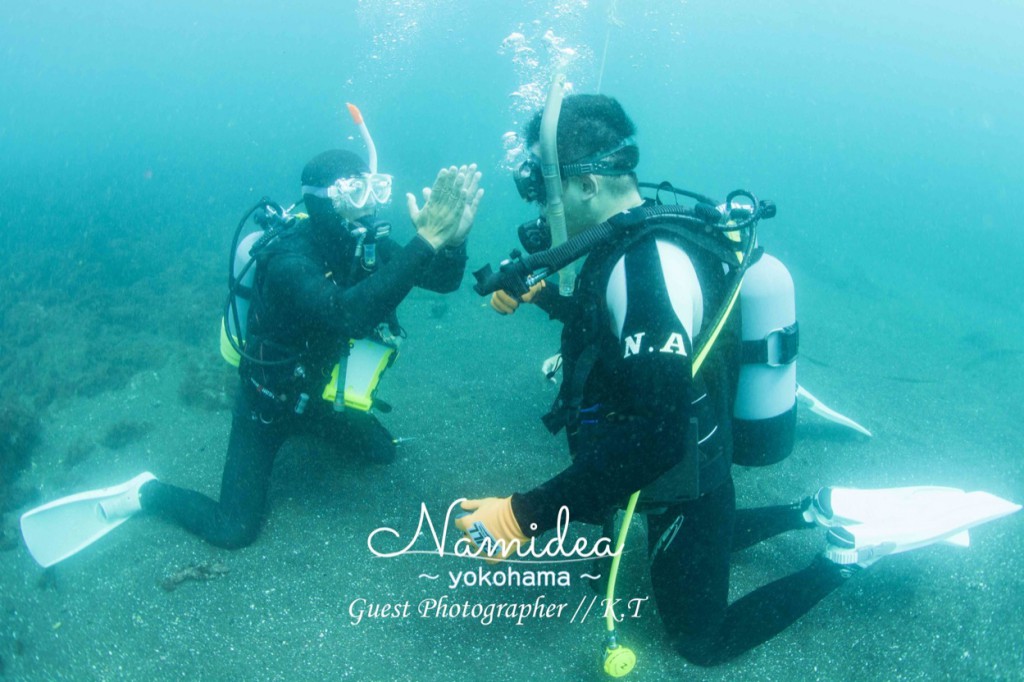 ダイバー歴１日選手も、7年選手も皆様スキルもタンク残圧も一緒