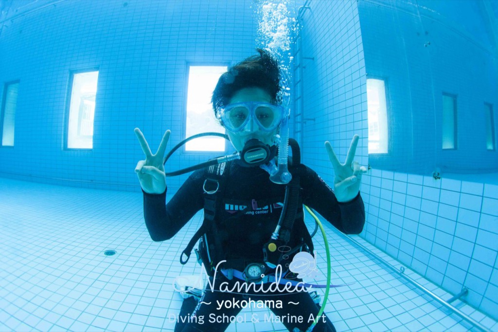 プール講習記念撮影