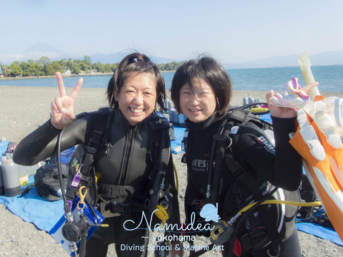 大島ダイビングツアーに講習に楽しい連休でした