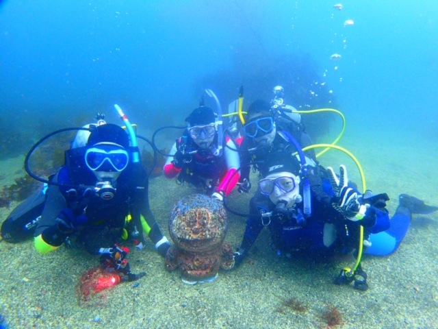 真鶴のダイバーとドラえもん