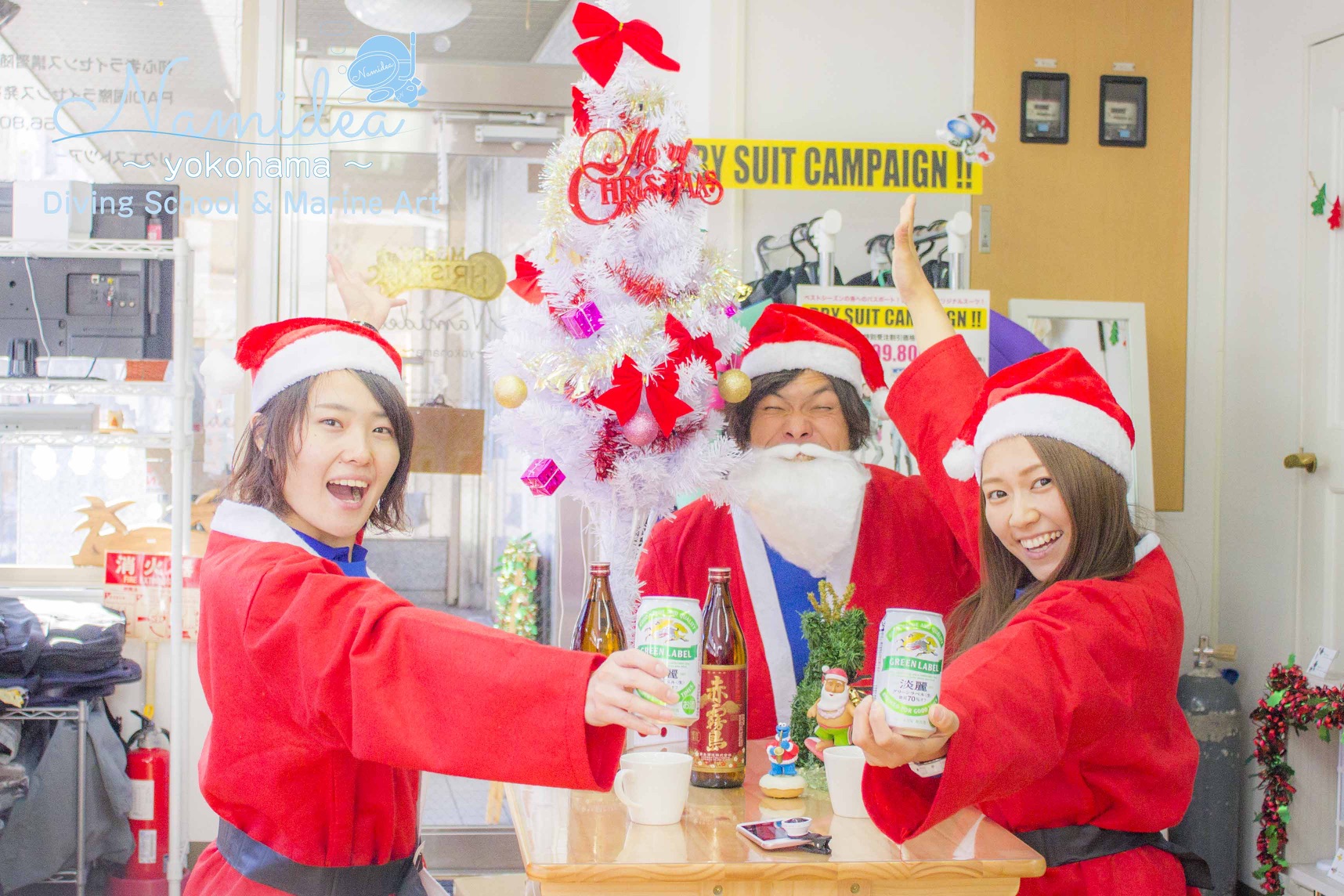 Namidea店内にてクリスマスパーティー開催