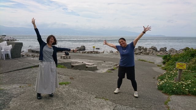 初島は雲はありましたが青空が広がってダイビング日和