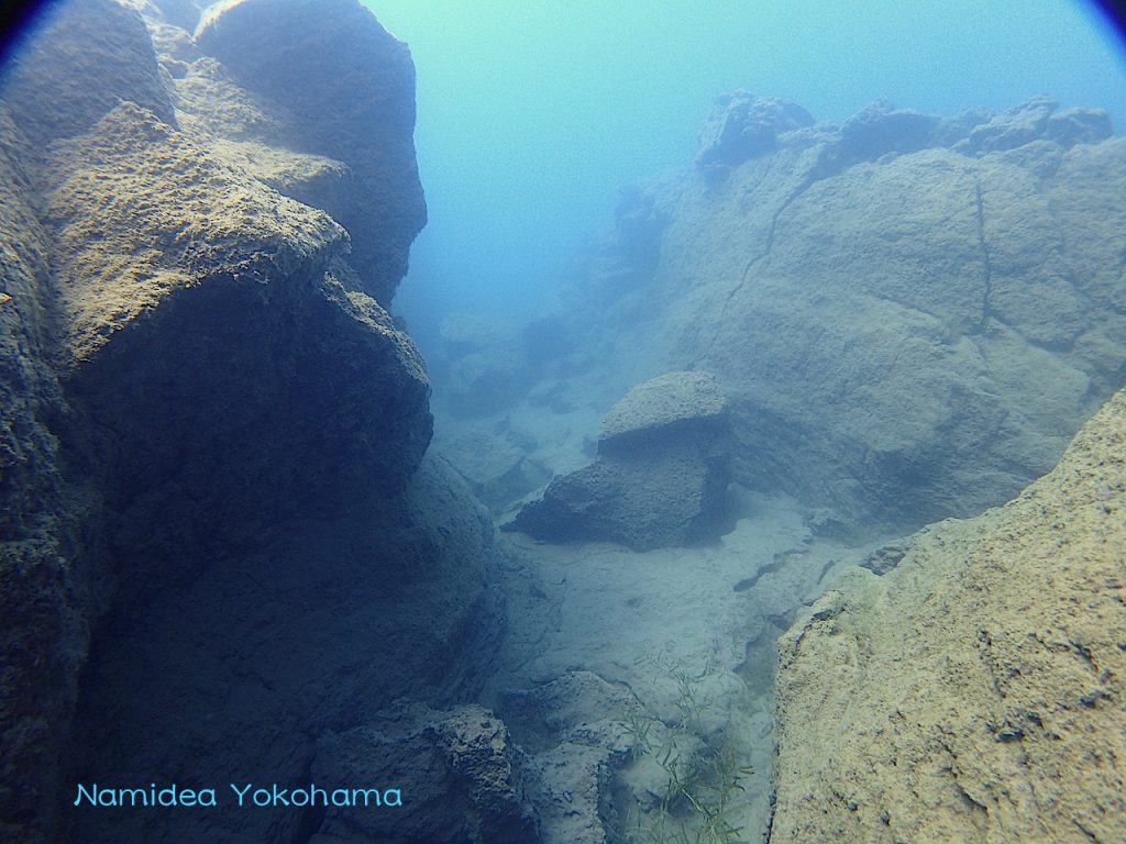 本栖湖ダイビング溶岩帯