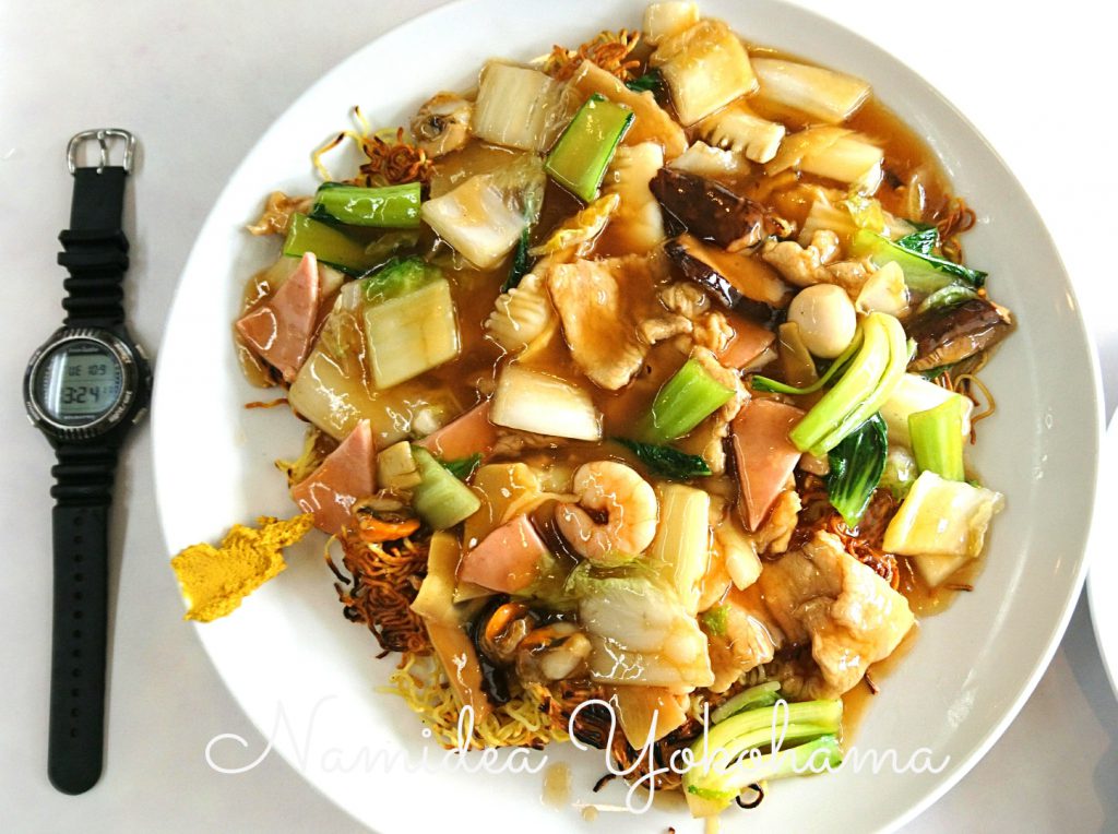 内房勝山のオススメグルメ　海鮮あんかけやきそば