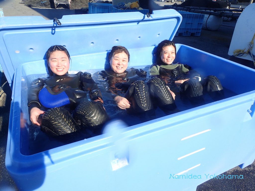 ナミディアかっちゃまツアーお風呂で水面休息②