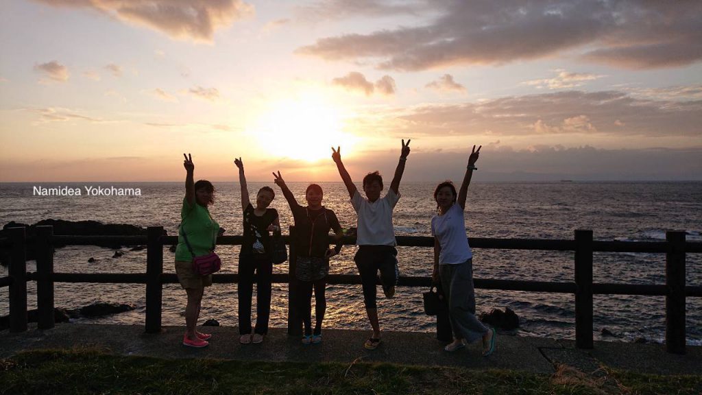 伊豆大sh魔の夕焼けは最高の景色