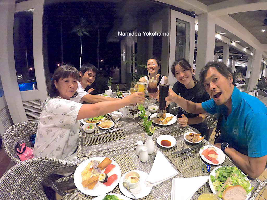 Namidea パラオツアー　ディナーはジャパニーズナイト