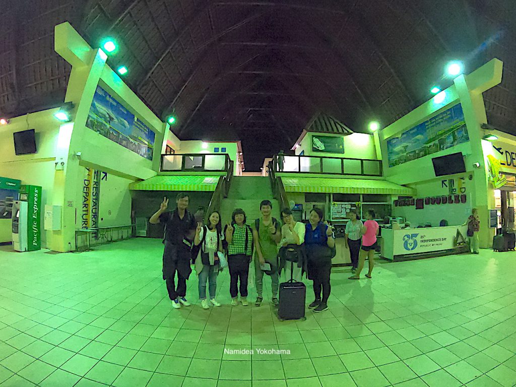 パラオツアー パラオ空港はとても小さな空港でした