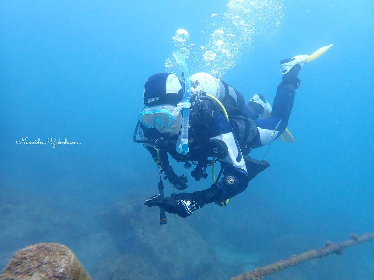 ダイブマスター講習中