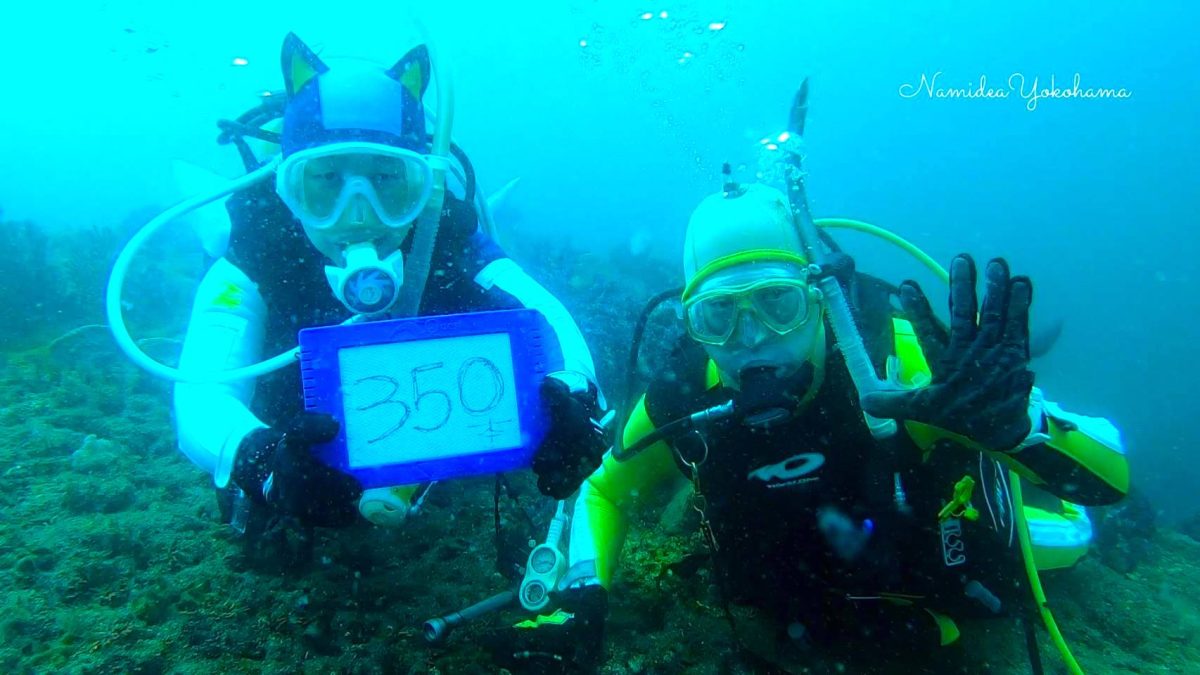 350本記念ダイブ