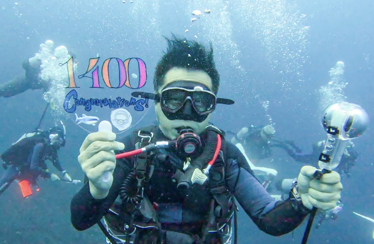 Namdiea 押切JAPAN🇯🇵 青き海とハンマーと記念ダイブ❗️