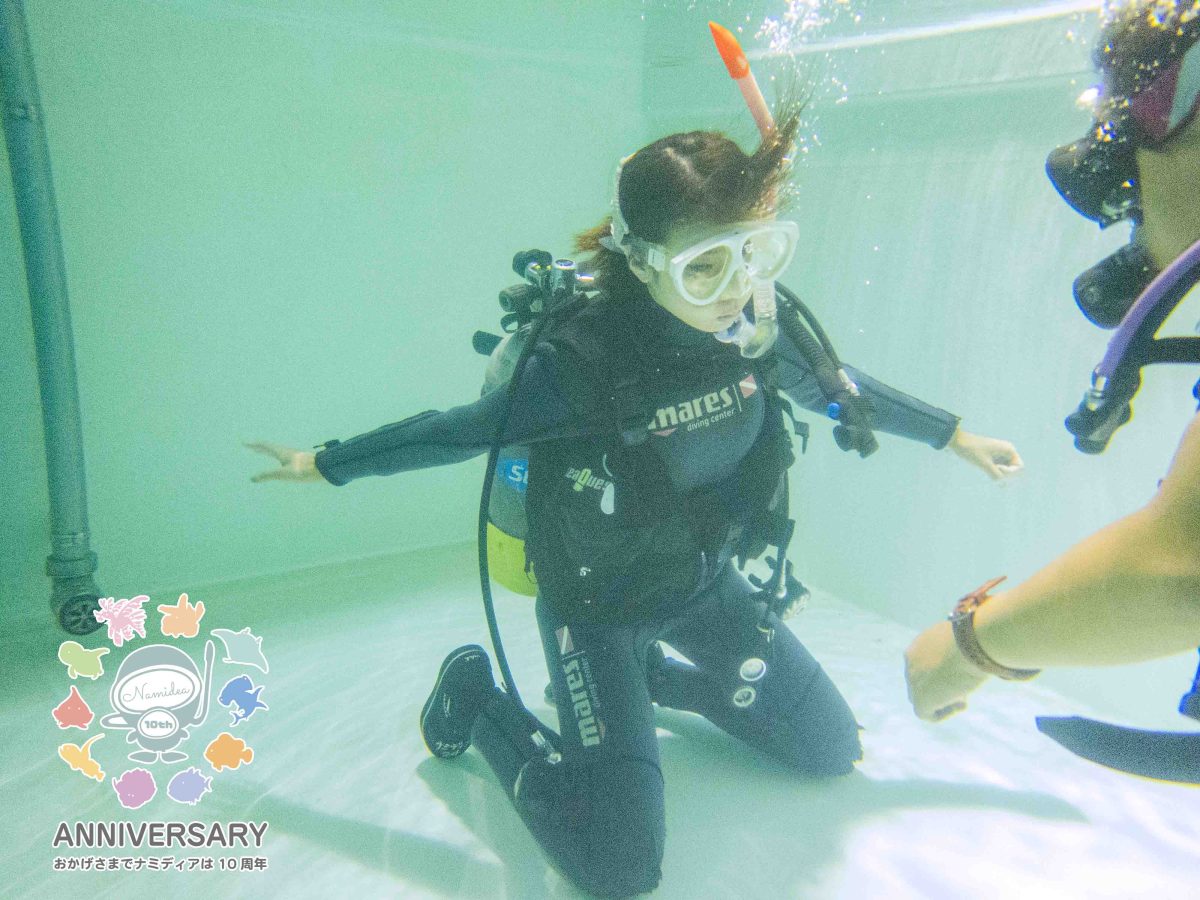 Namidea ここから海のベストシーズン❗️週末に向けてプール講習開催🏊💨