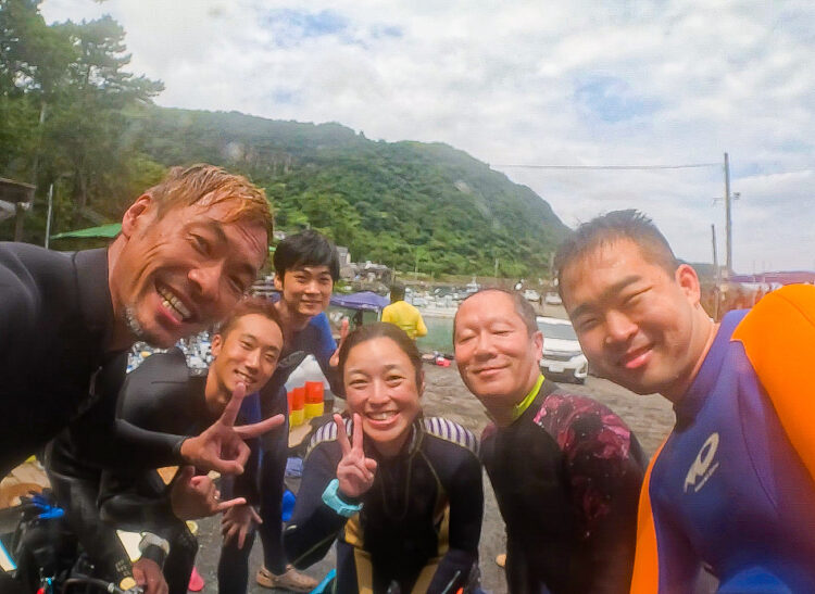 Namidea お盆休み終盤はツアー&講習で富戸へ！