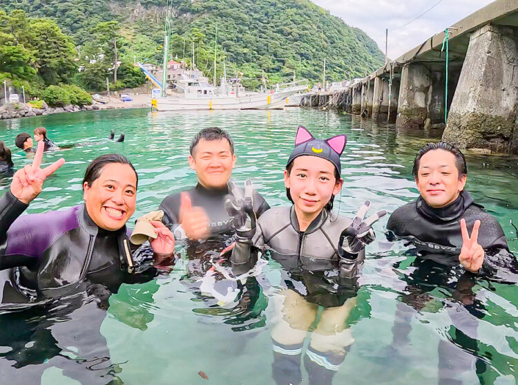 Namidea お盆休み終盤はツアー&講習で富戸へ!