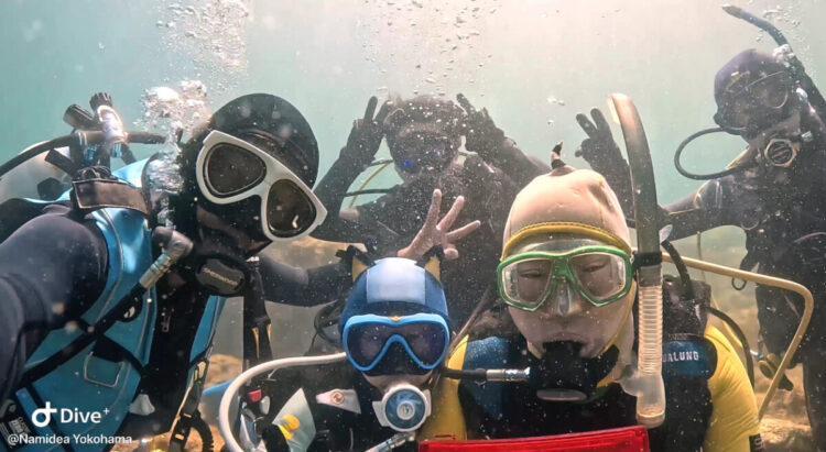 Namidea 富戸でメモリアルダイビング🎉体験チームは真鶴へ🐠