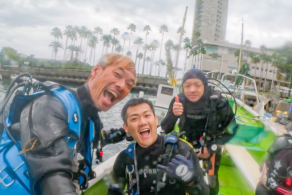 Namidea 10月最初の週末は熱海沈船探索ダイブ❗️⛴️💨