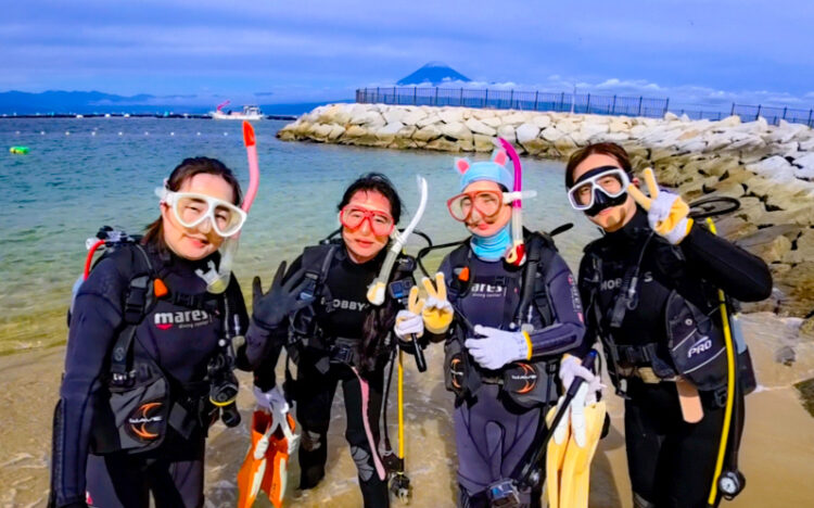 Namidea 連休初日は平沢ビーチでワイワイダイビング👯♀️