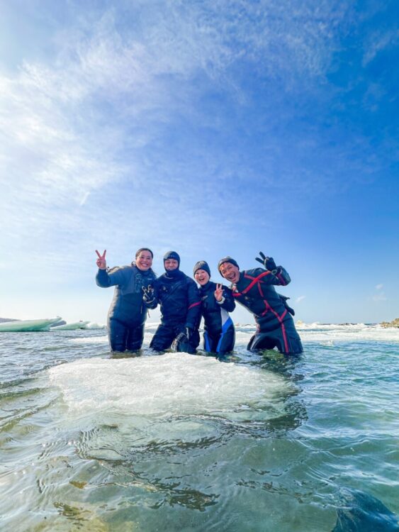 Namidea 流氷ツアー2日目は流氷遊びに❄️⛄️❄️