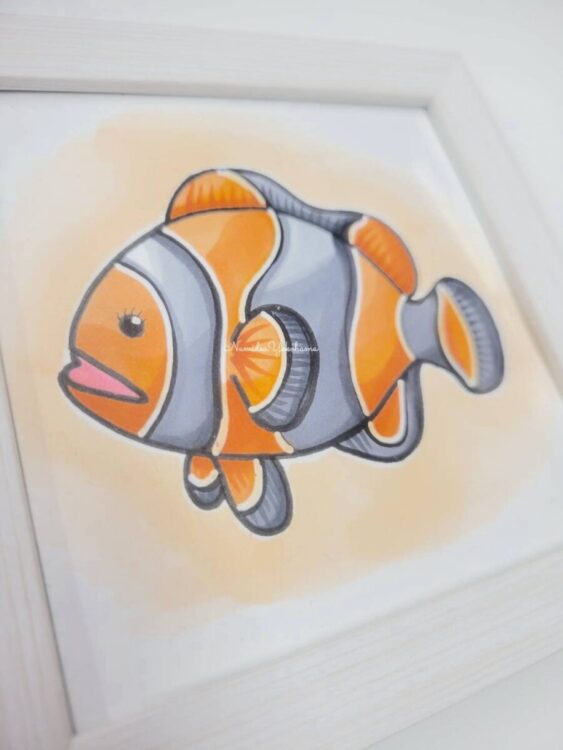 海の生き物　クマノミ