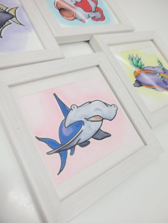 海の生き物　ハンマー