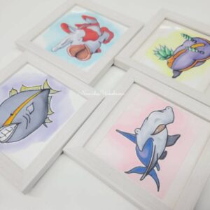 海の生き物　イラスト