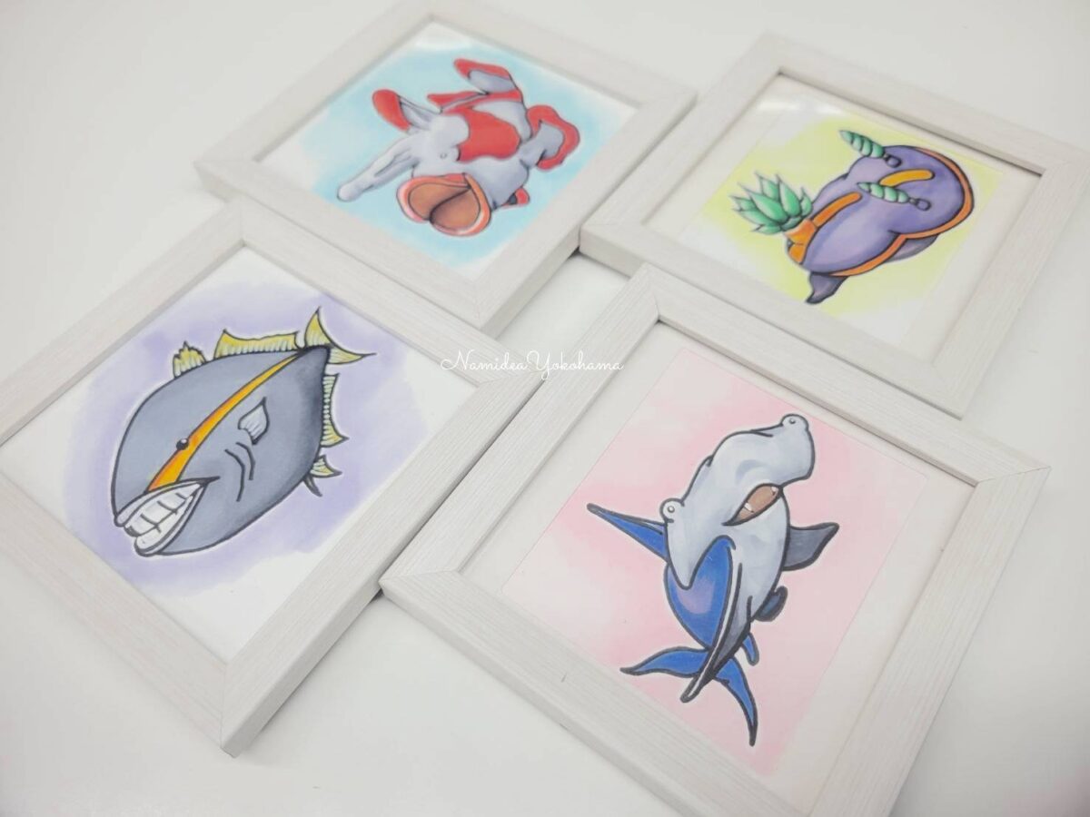 海の生き物　イラスト